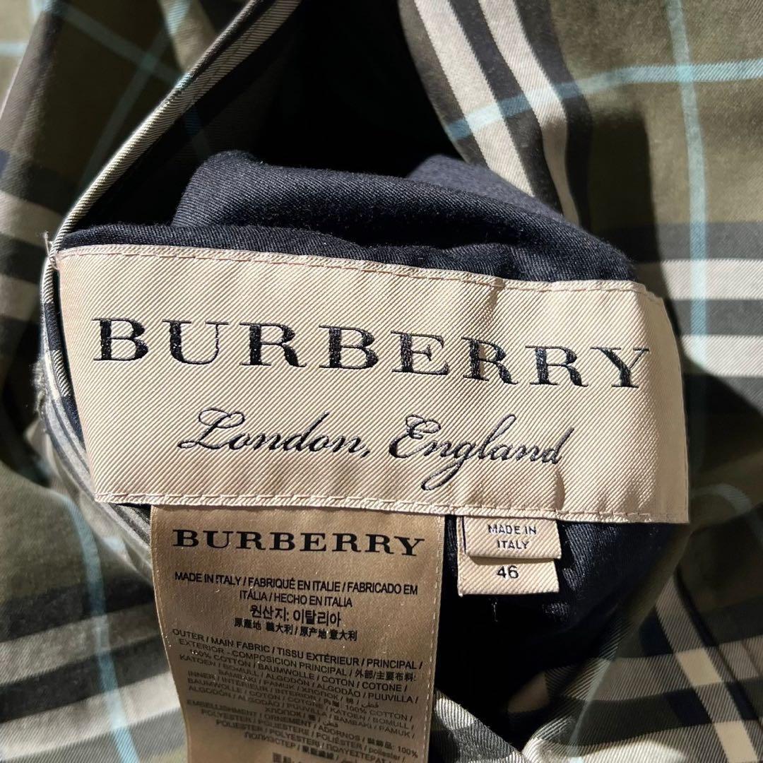 希少 BURBERRY バーバリー　リバーシブル　チェック　ロゴ　トレンチコート