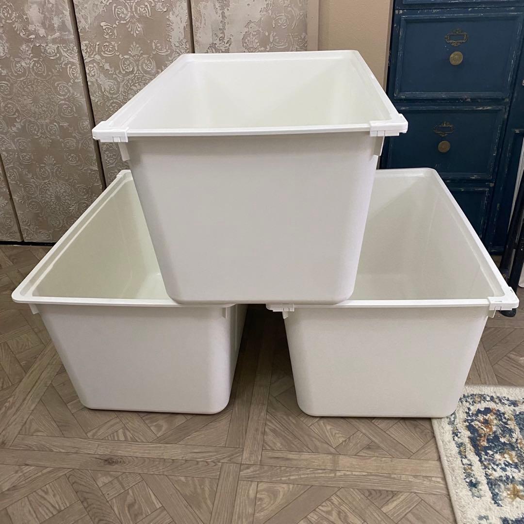 IKEA アルゴート 6段引き出し バスケット深型 3個セット