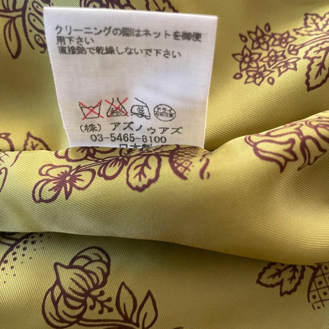 YOSHIYA KEIKO バイカラー　マルチカラー　くるみボタン　コート