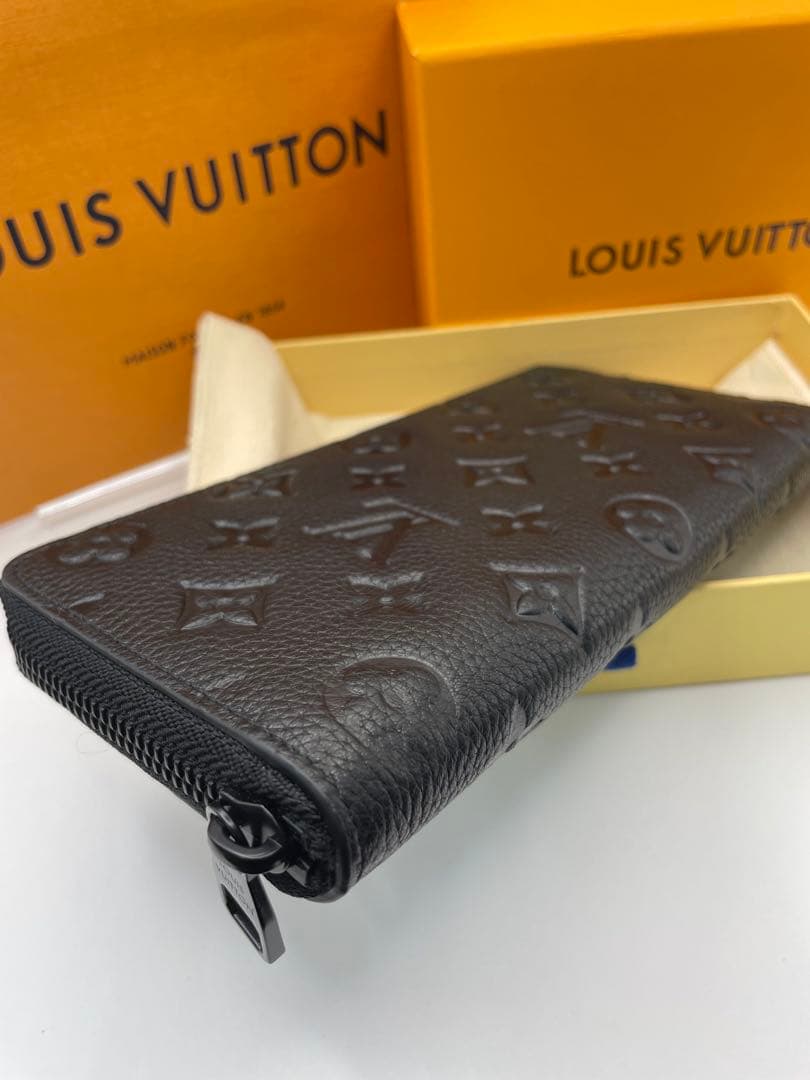 【美品】LOUIS VUITTON ジッピーウォレット アンプラント ノワール