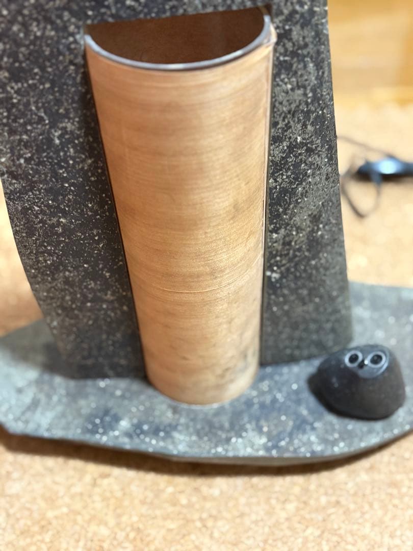 ふくろう　石製　照明 フクロウ 不苦労　室内照明　インテリア　置物　縁起物