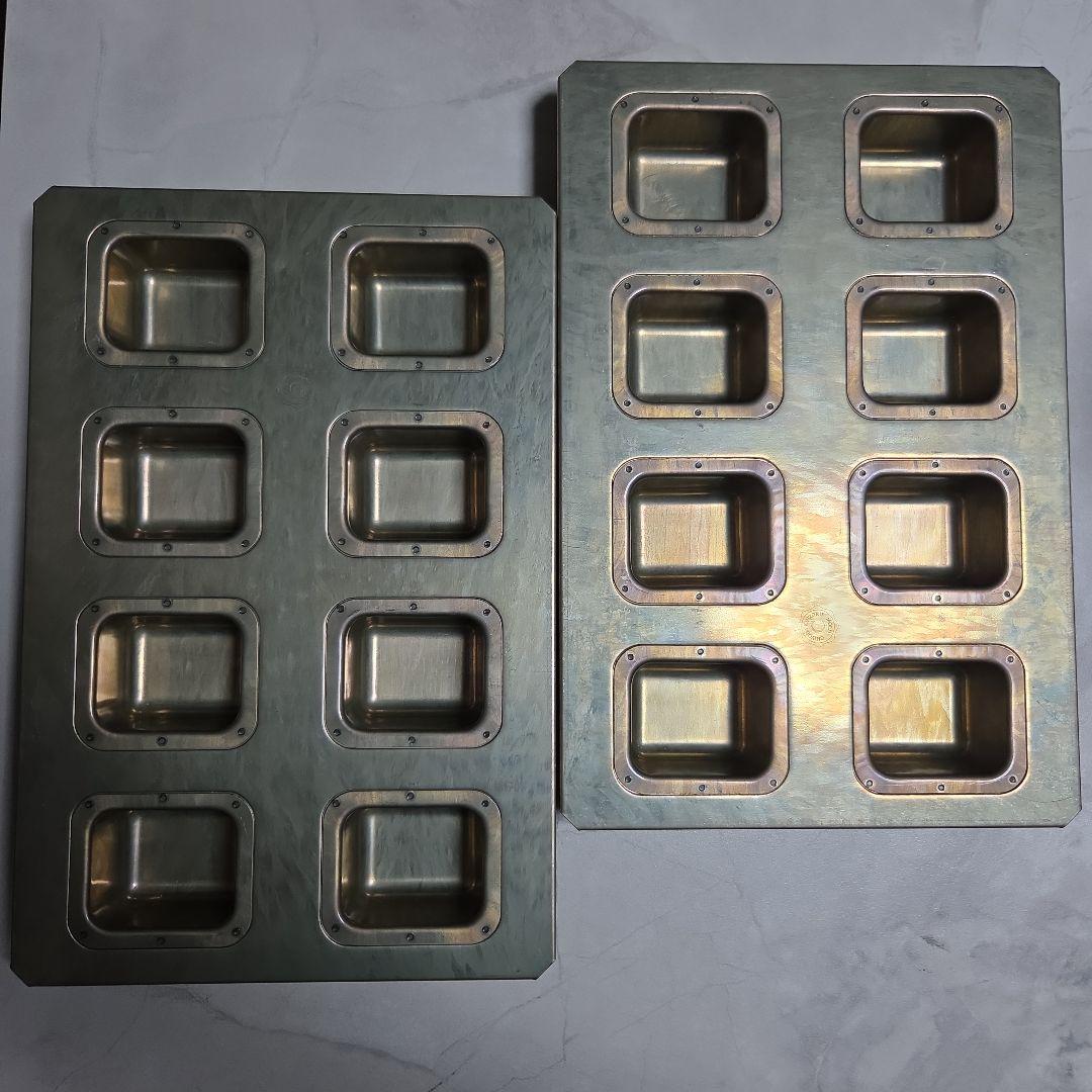 千代田金属コンセプトモデル1/4 ステンレス製 洋菓子型 8個分 2個