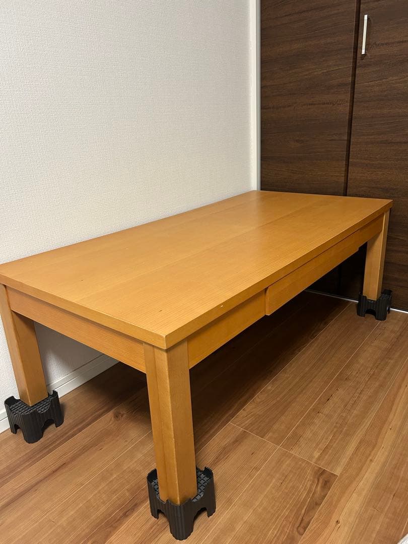 【送料込】ニトリ　センターテーブル べネーゼ引き出し付き