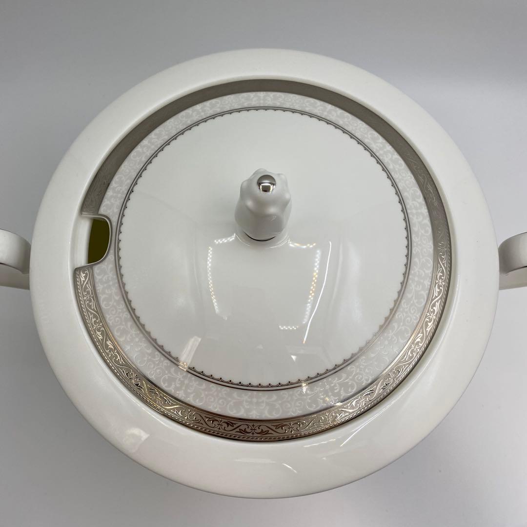 Noritake スープポット 白磁