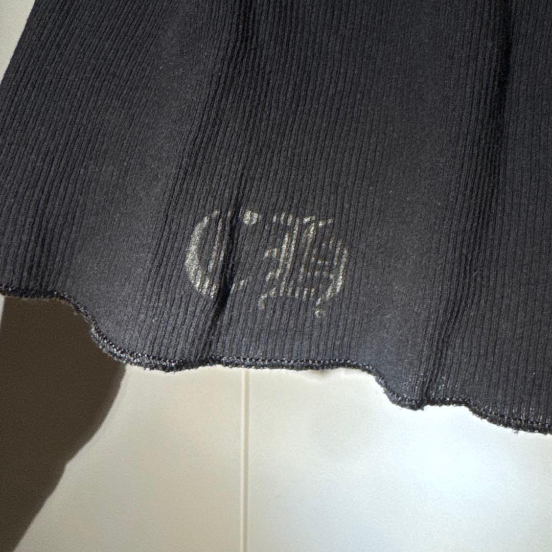 クロムハーツ タンクトップ リブ ホースシュー 黒 ブラック