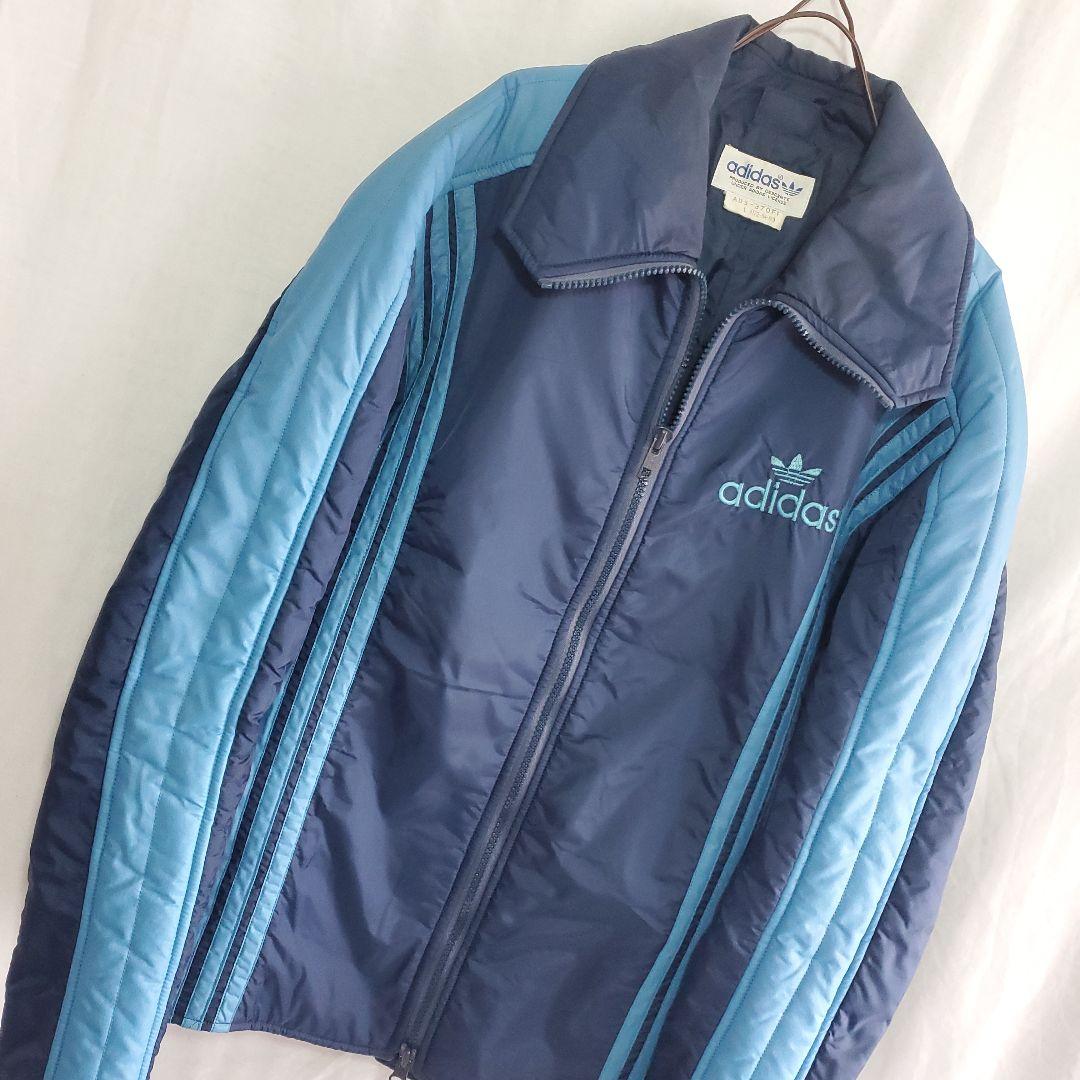 80s アディダス adidas スキー中綿 線 ジャケット ジャンパー