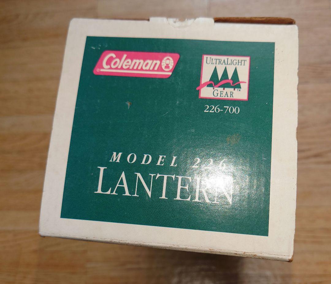 レア【新品】Coleman MODEL226 ランタン