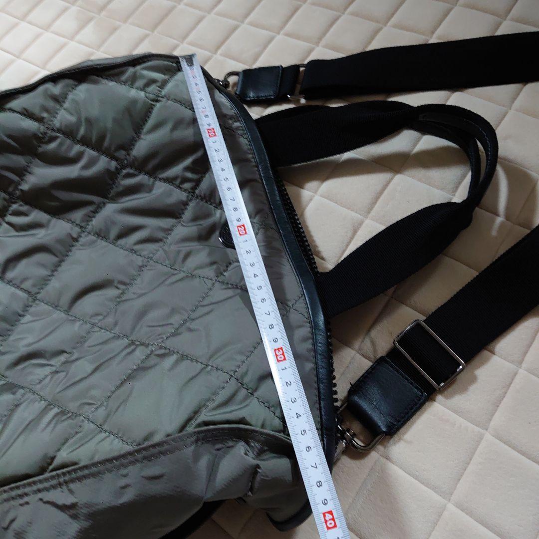 タイムセールMONCLERグレー キルティング トートバッグ