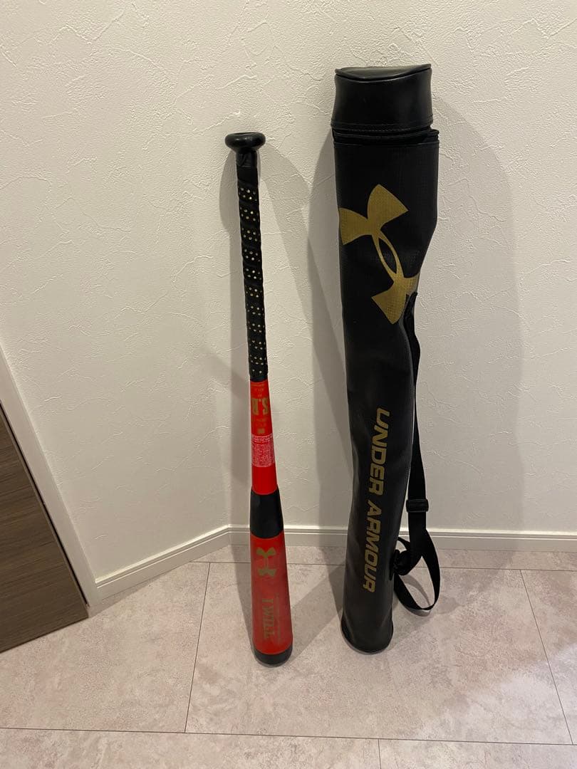 【ホームラン王】Under Armour 軟式バットとケースセット