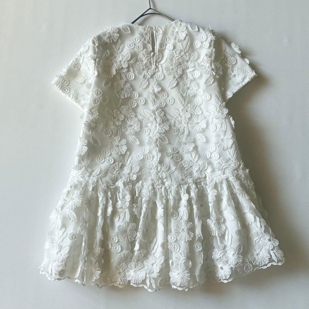 新品タグ付✨ツルバイマリコオイカワ　フラワーレースペプラムブラウス　プリマベーラ