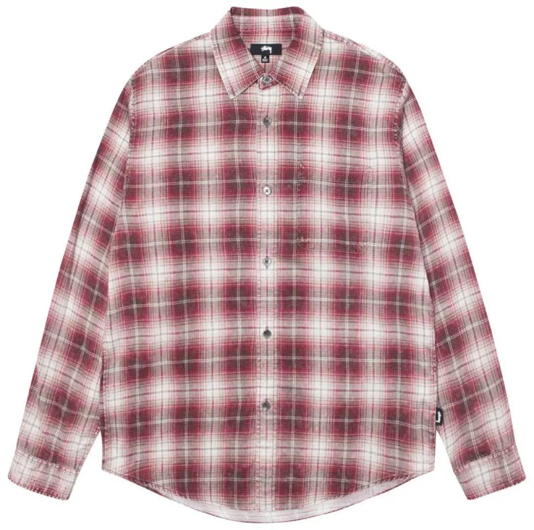 トップス Stussy MATTHEW SHIRT LG PRINTED PLAID
