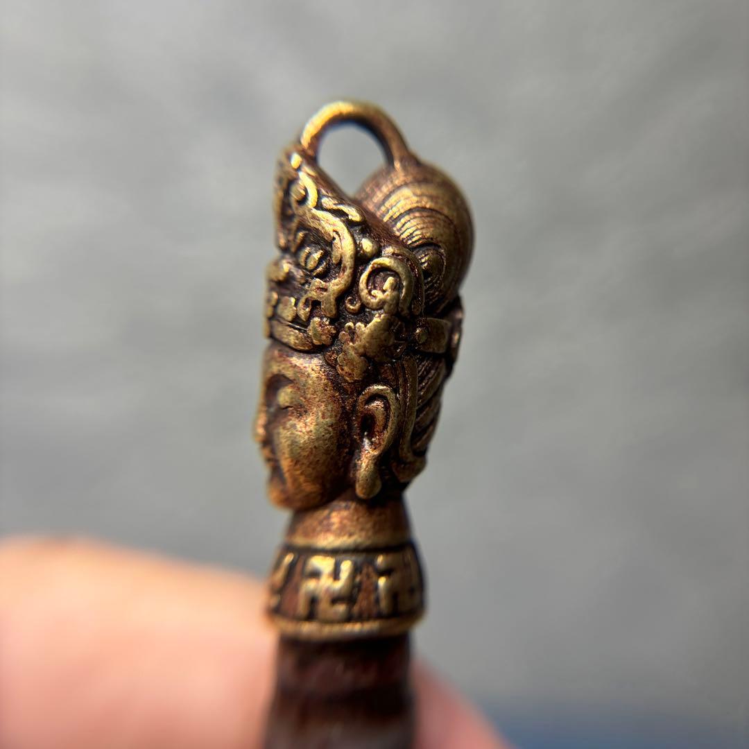 みかさのみずページ観音様法相仏眼天珠　蓮華台座　9-34