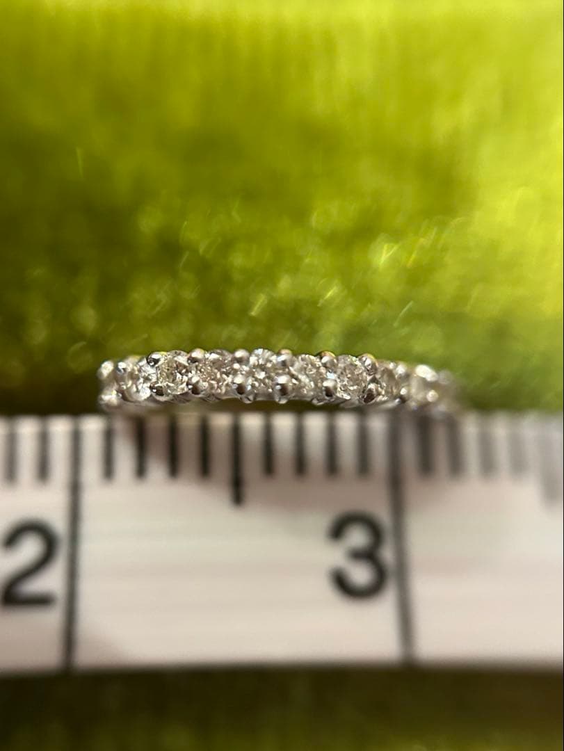 K18WG ダイヤ0.2ct フープピアス 1.07g