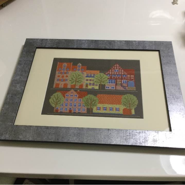 再お値下げハンドメイド刺繍の額