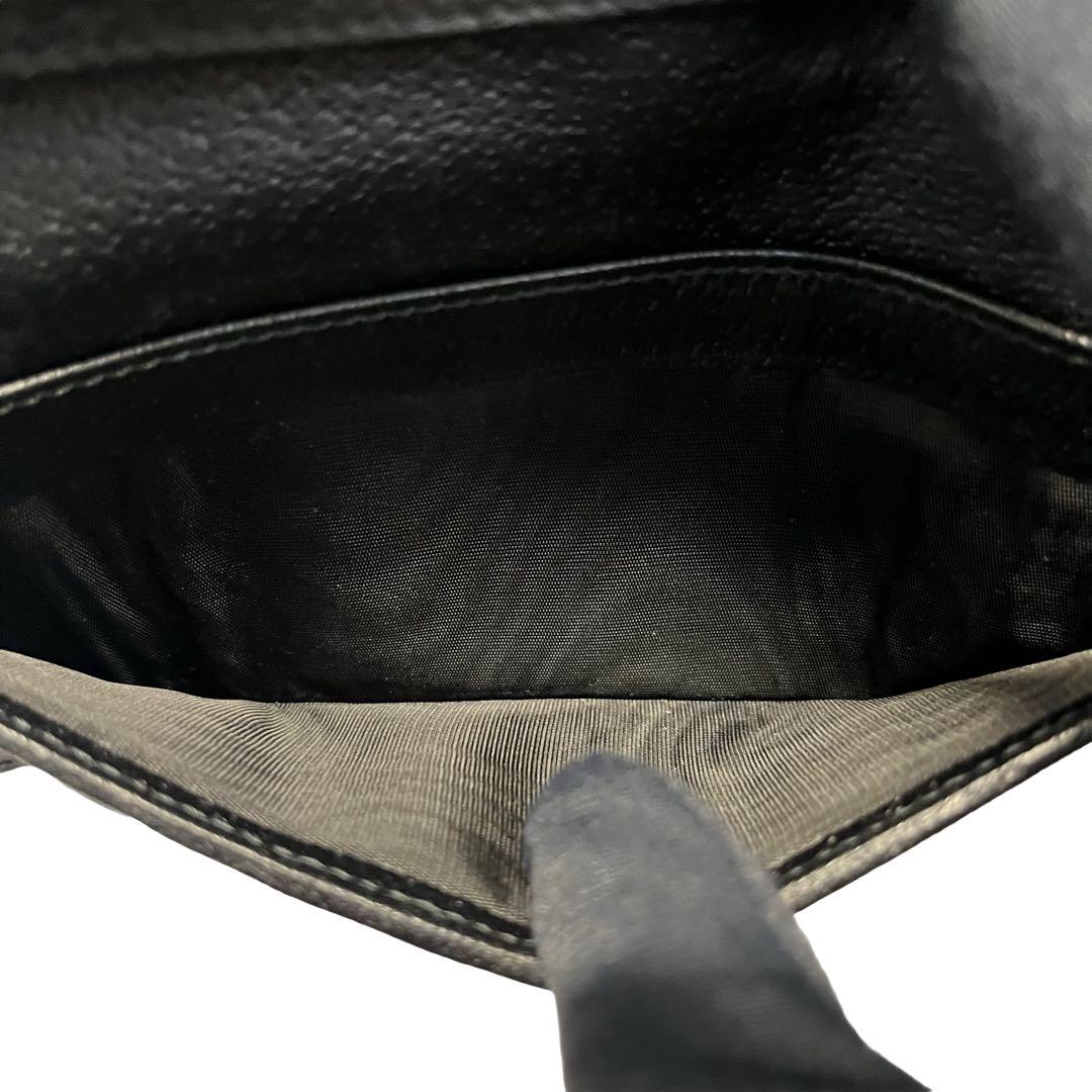 希少✨グッチ 長財布 GG ロゴ金具 マーモント レザー ブラック 黒