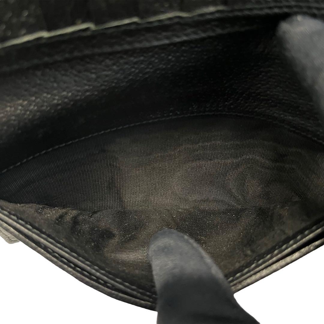 希少✨グッチ 長財布 GG ロゴ金具 マーモント レザー ブラック 黒
