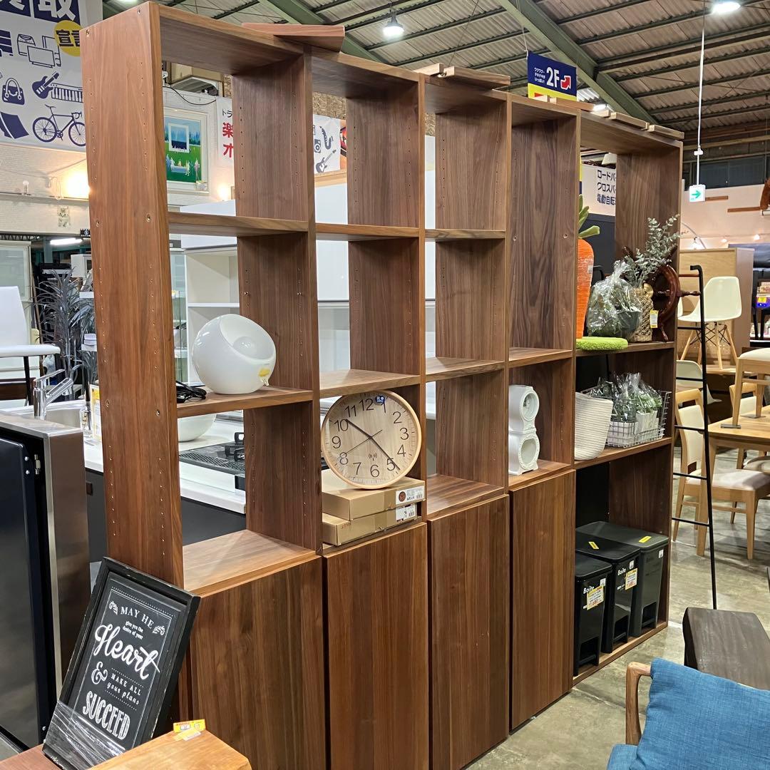 ニトリ コネクトシリーズ ユニットシェルフ ウォールナット