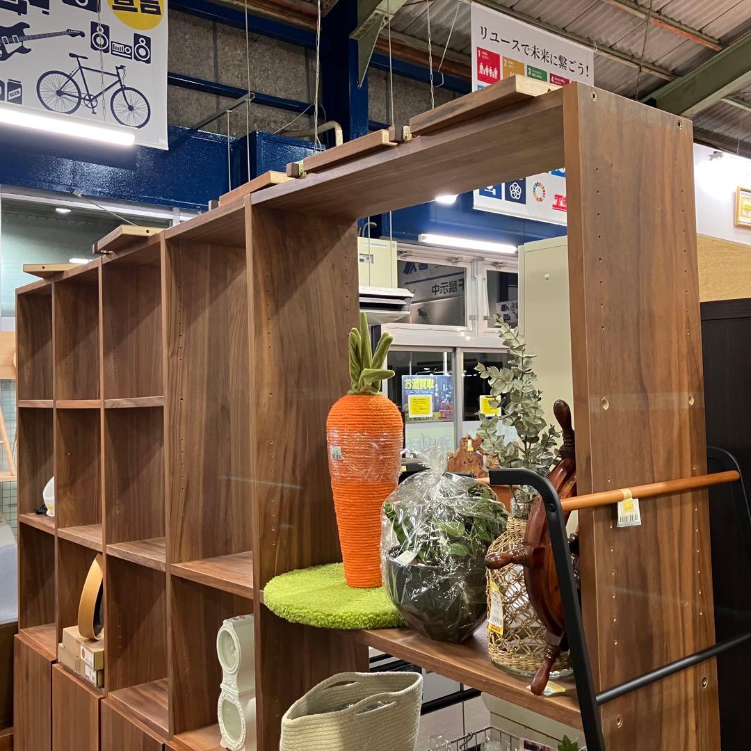 ニトリ コネクトシリーズ ユニットシェルフ ウォールナット