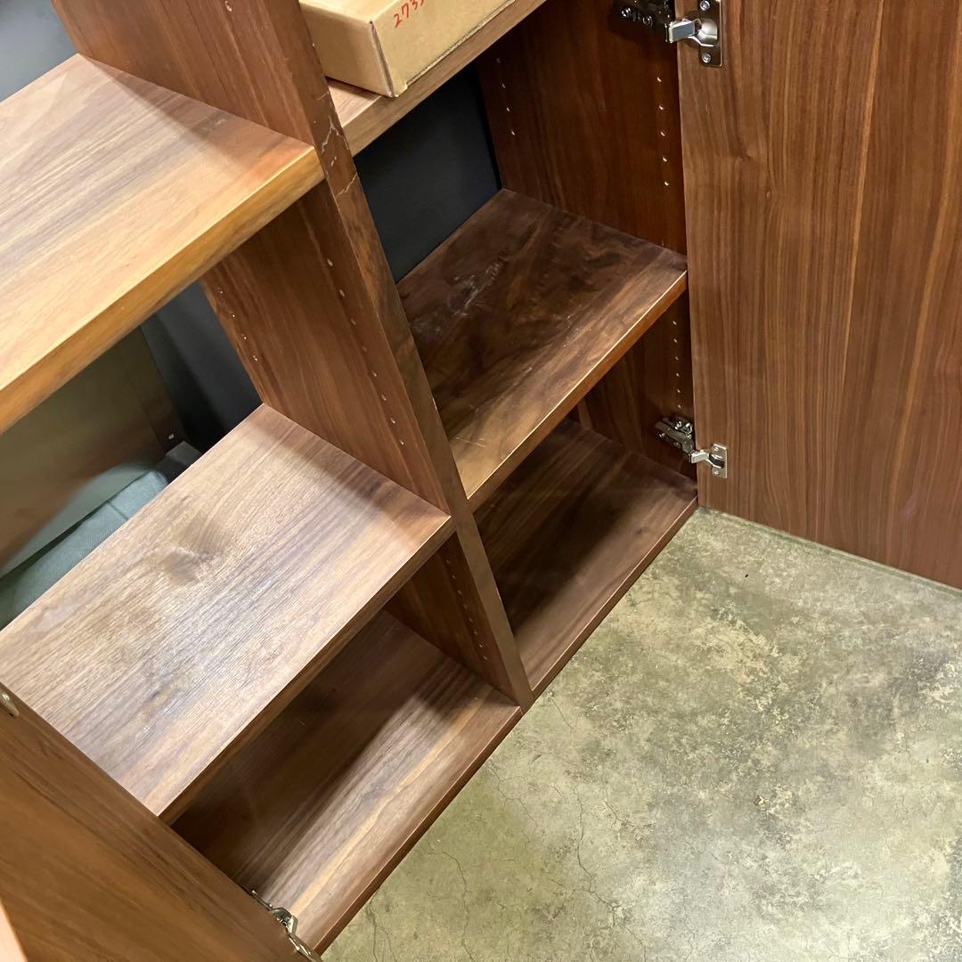 ニトリ コネクトシリーズ ユニットシェルフ ウォールナット