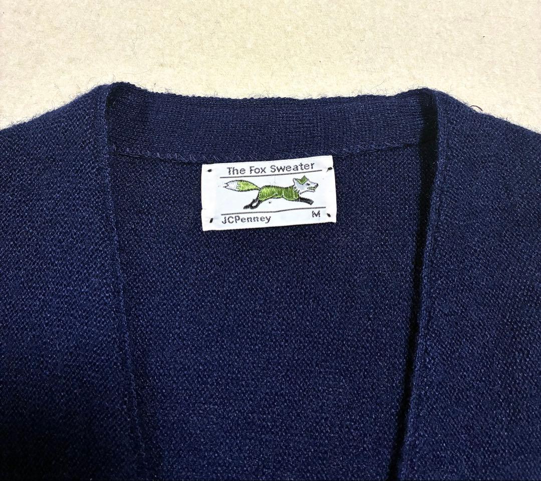 JCPenney The Fox Sweater カーディガン 80s USA製