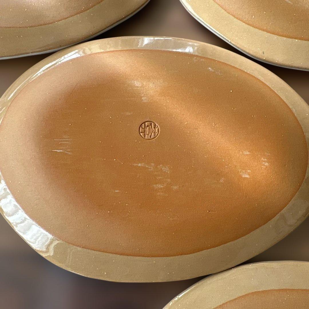 京焼　陶葊　染付　5枚セット