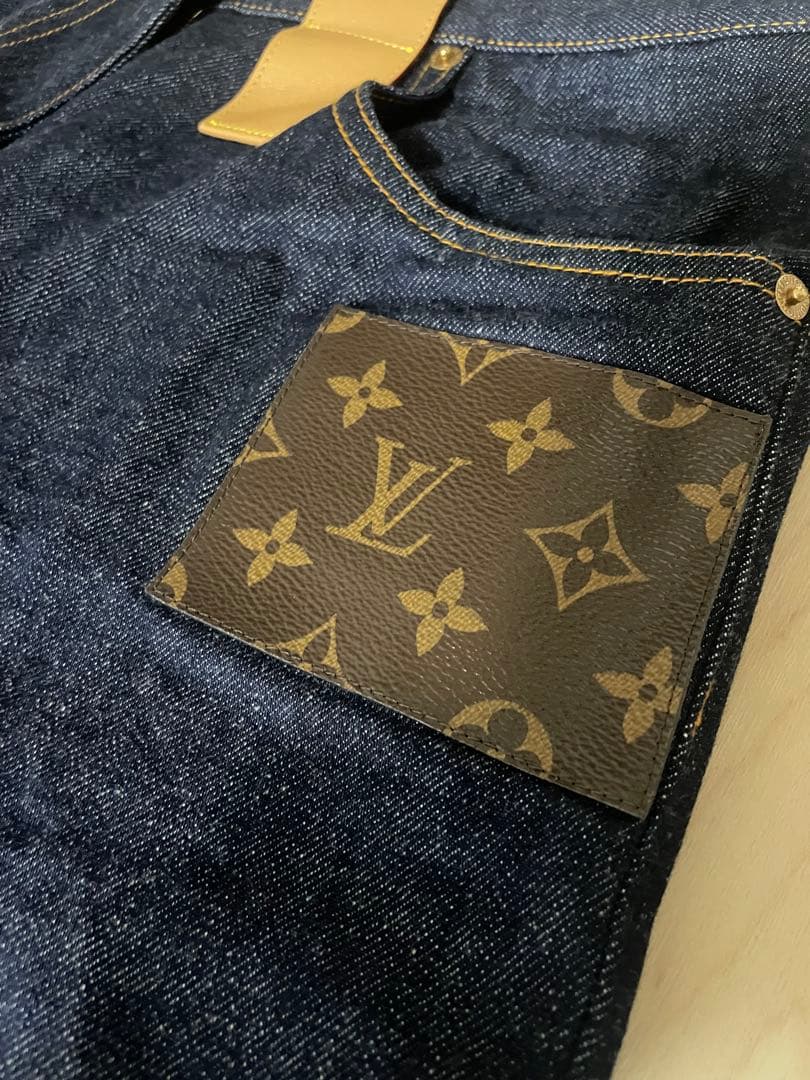 超美品Louis Vuitton ストレートデニム