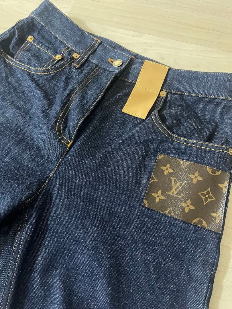 超美品Louis Vuitton ストレートデニム