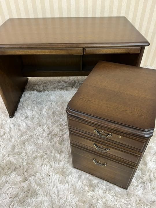 学習机　高級感　デスク　ワゴン別売り　大人仕様