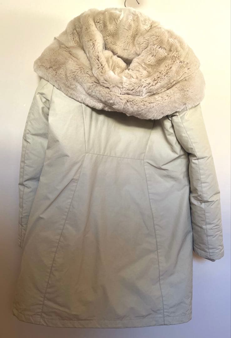 WOOLRICH ウールリッチ ホワイト ロング ダウン S