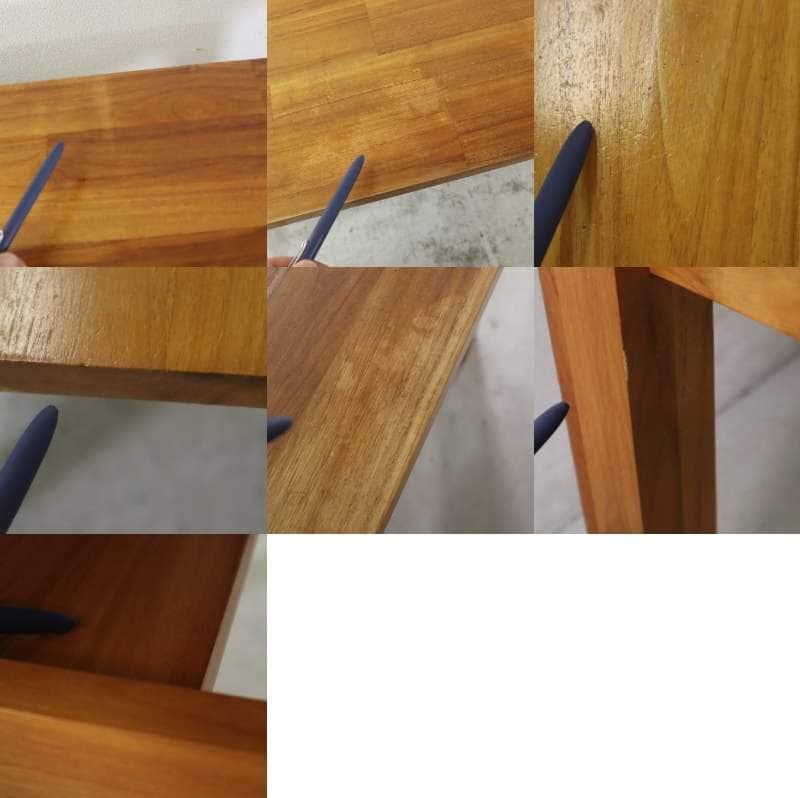 ウニコ ブレス ダイニングテーブル W1600 チーク無垢 北欧スタイル