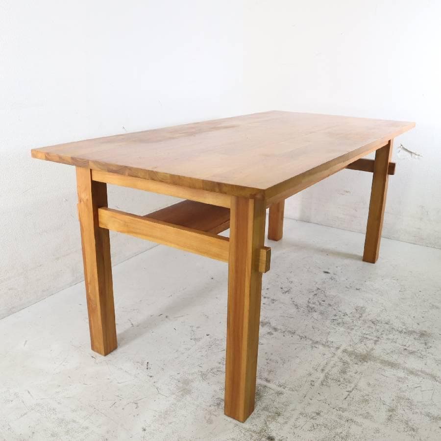 ウニコ ブレス ダイニングテーブル W1600 チーク無垢 北欧スタイル