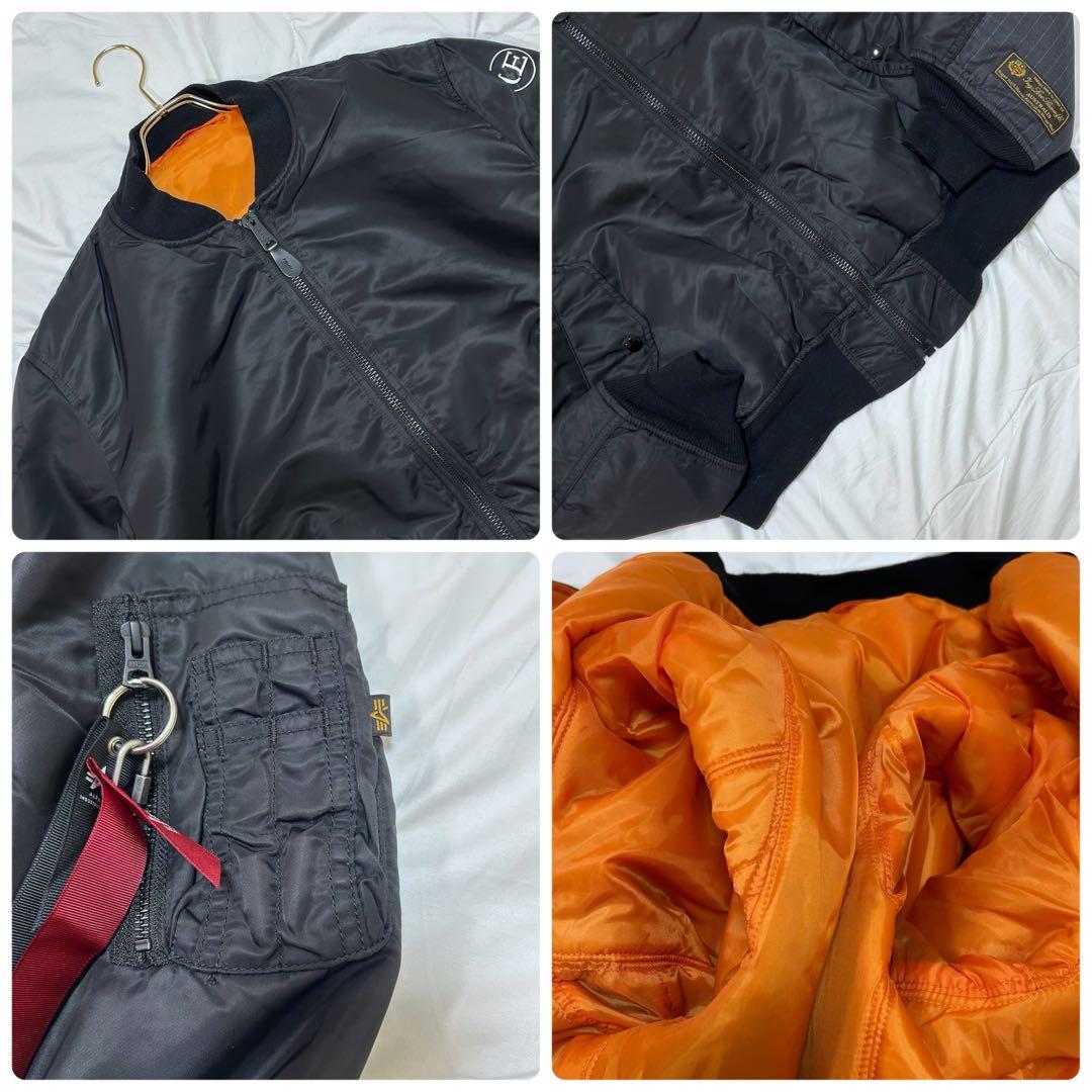 ジャケット・アウター uniform experiment LORO PIANA ALPHA MA-1