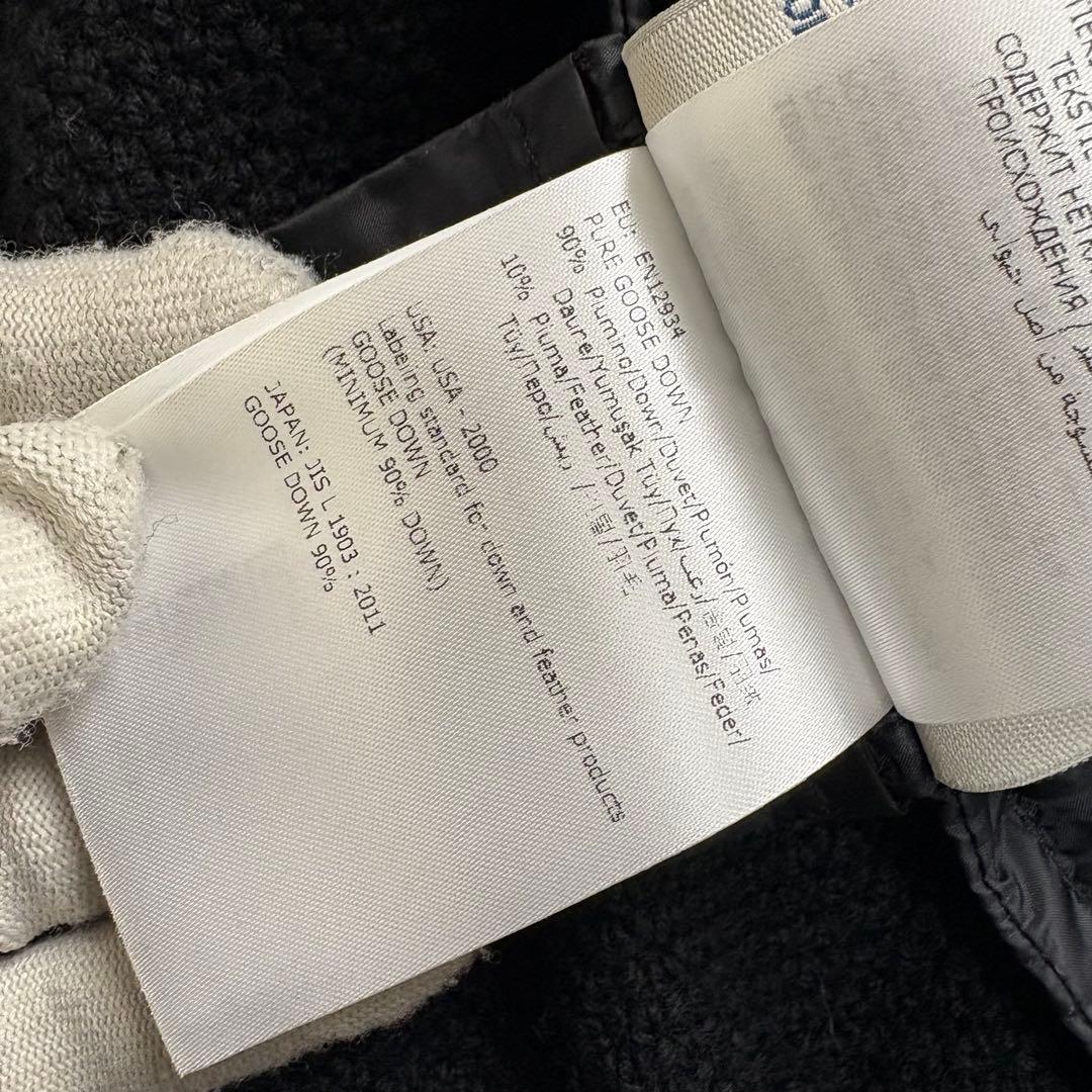 極美品 MONCLER モンクレール ハイブリッド ニットダウンジャケット