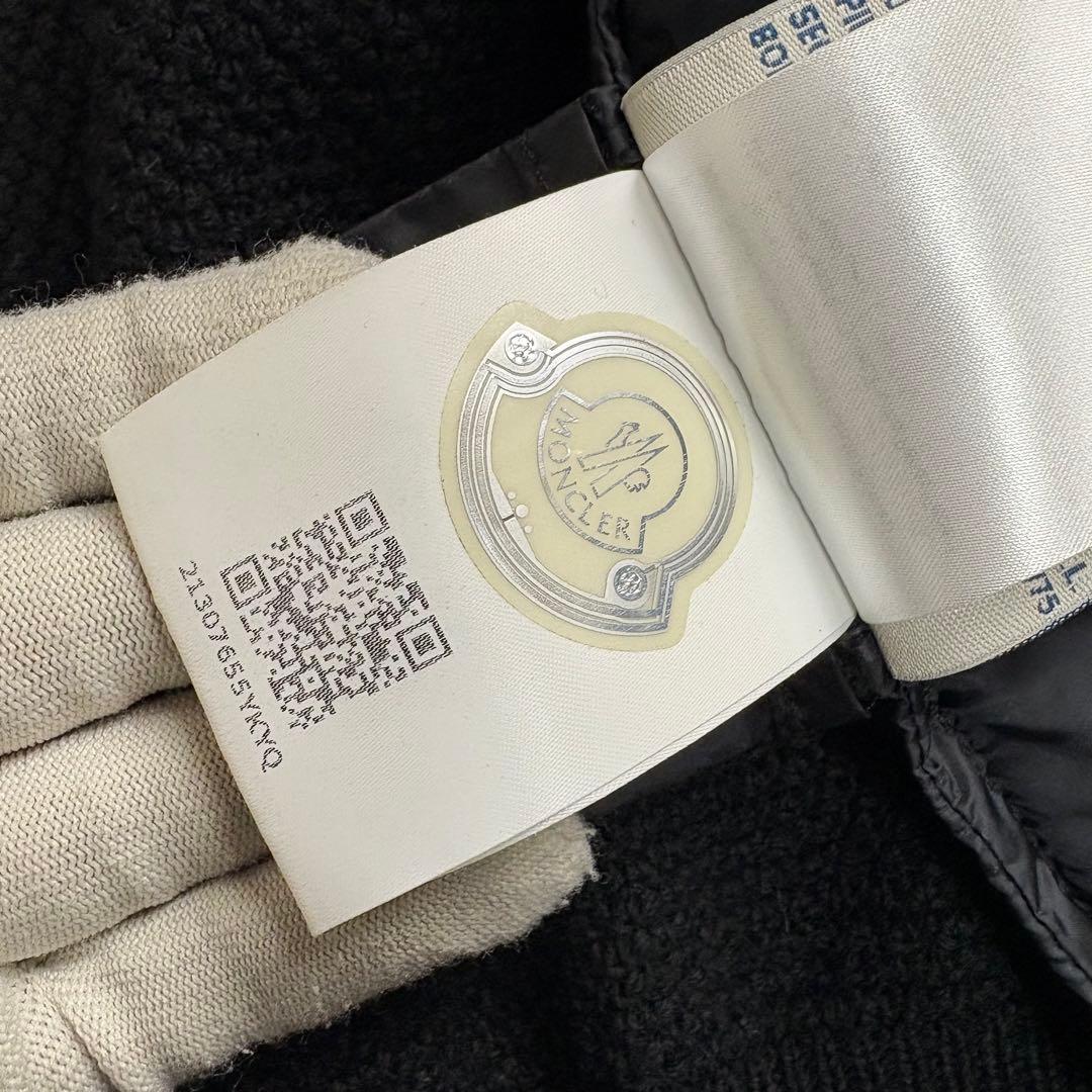 極美品 MONCLER モンクレール ハイブリッド ニットダウンジャケット