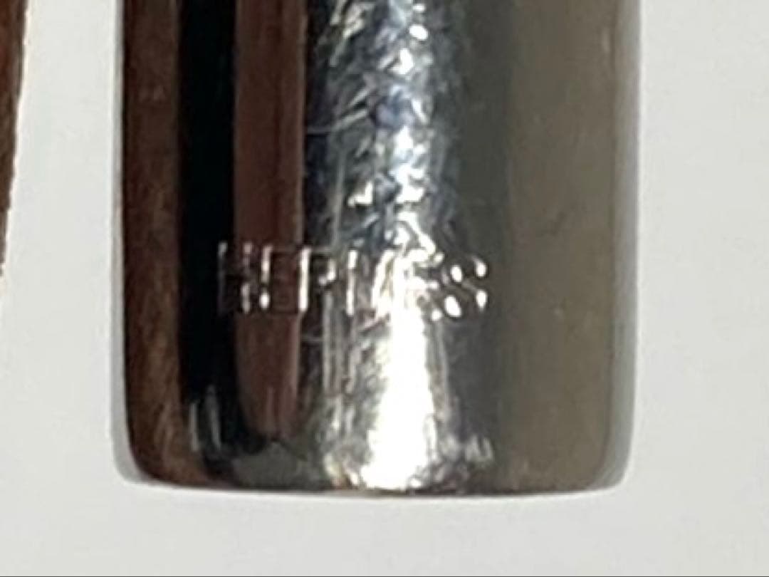 HERMES エルメス　トゥルニス　シルバー金具　2連ブレスレット　箱付き