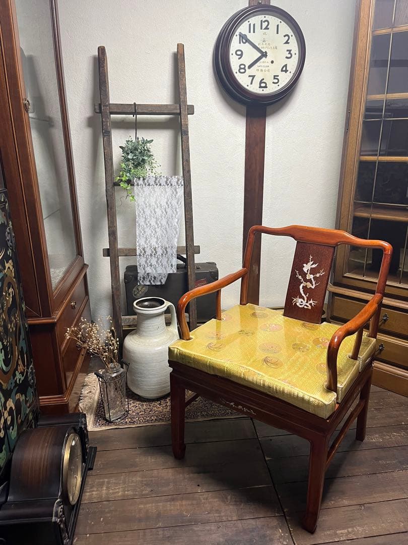 中国唐木家具 高級家具 唐木椅子 螺鈿細工 高級家具