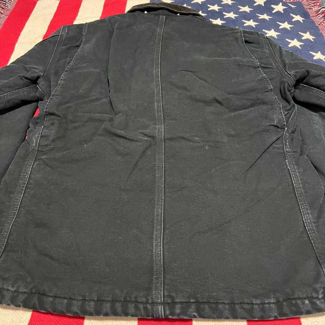 雰囲気 carhartt カーハートダック トラディショナルジャケット ブラック