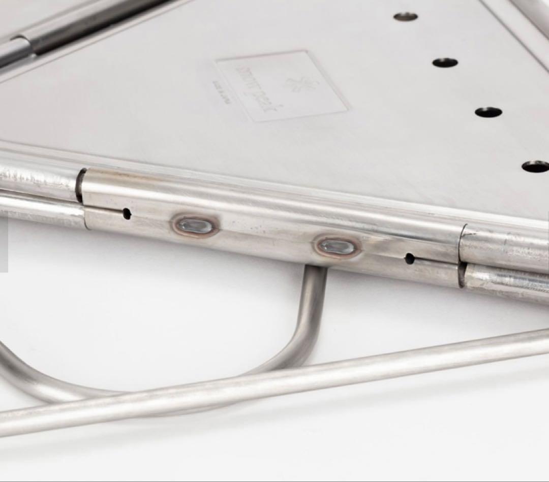 【新品未開封】 peak 焚き火台 三角形Ｌ（3〜4人用）