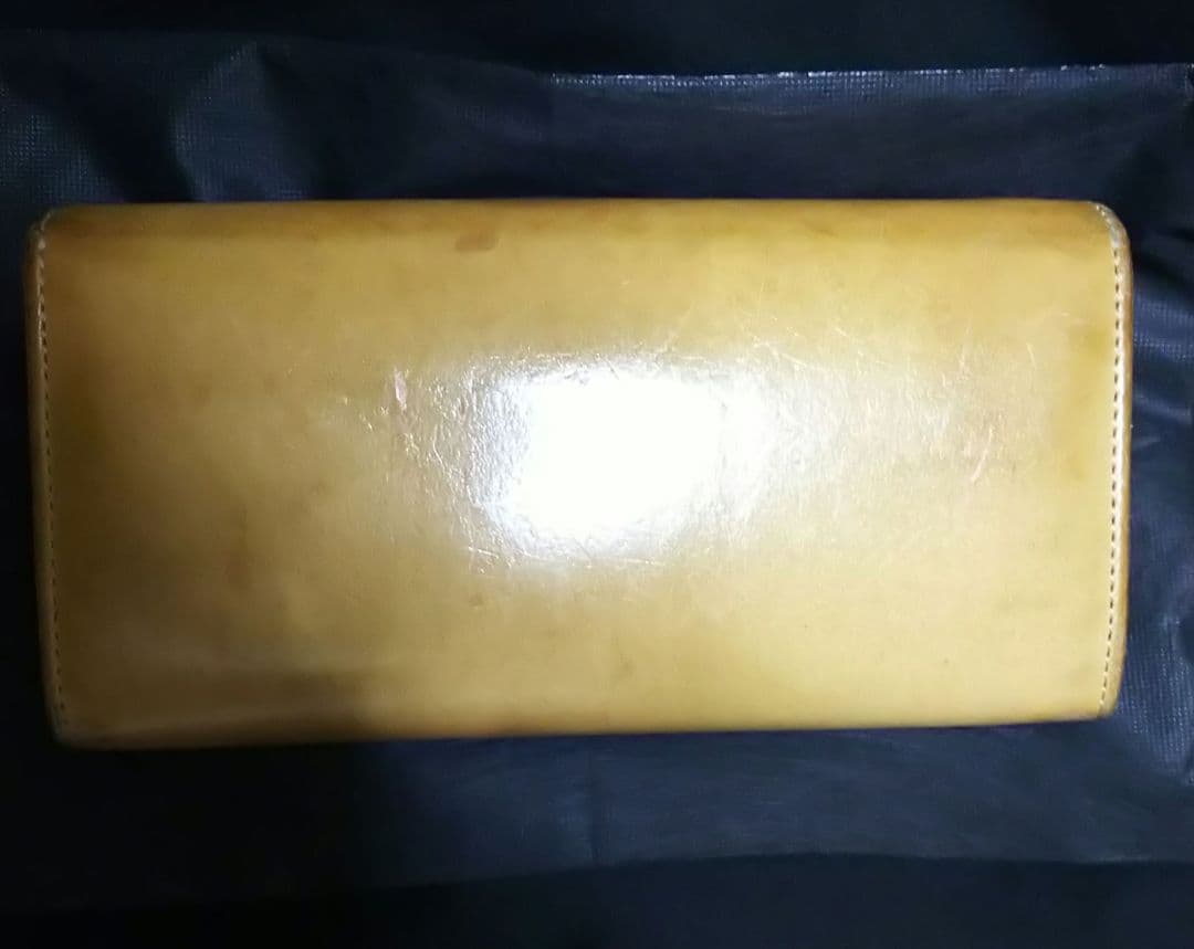 ワイルドスワンズ 長財布 wave サドルナチュラル 状態○