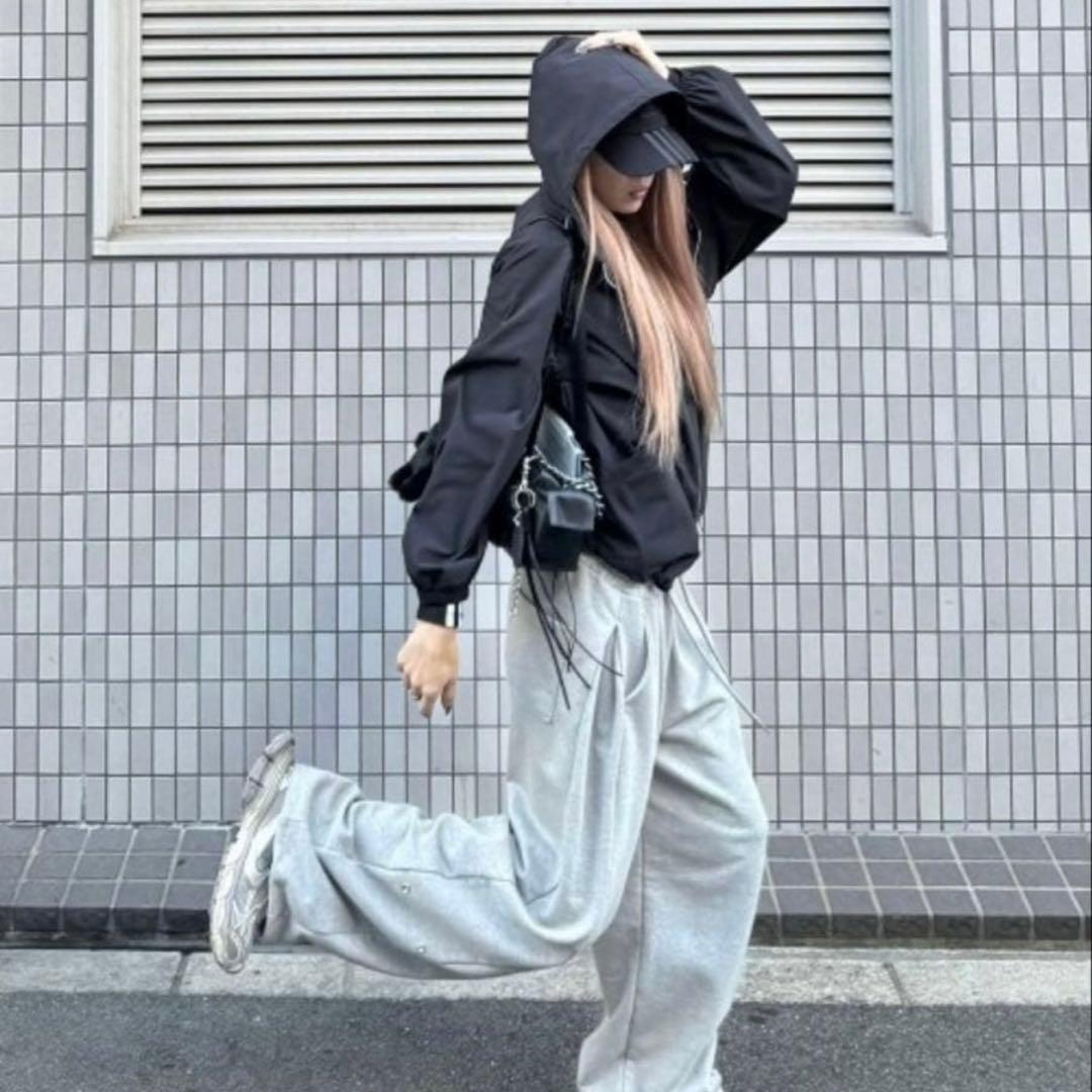 【Chikashitsu +】cropped hooded blouson