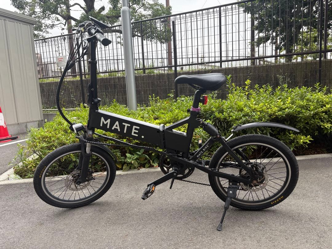 MATE 折りたたみ電動アシスト自転車 ブラック