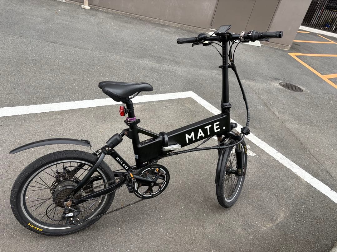 MATE 折りたたみ電動アシスト自転車 ブラック