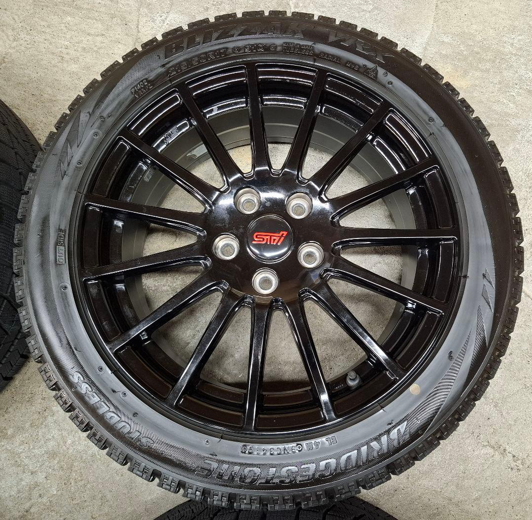 【極上品】スバル レヴォーグ STI 純正 OP ホイールタイヤ スタッドレス