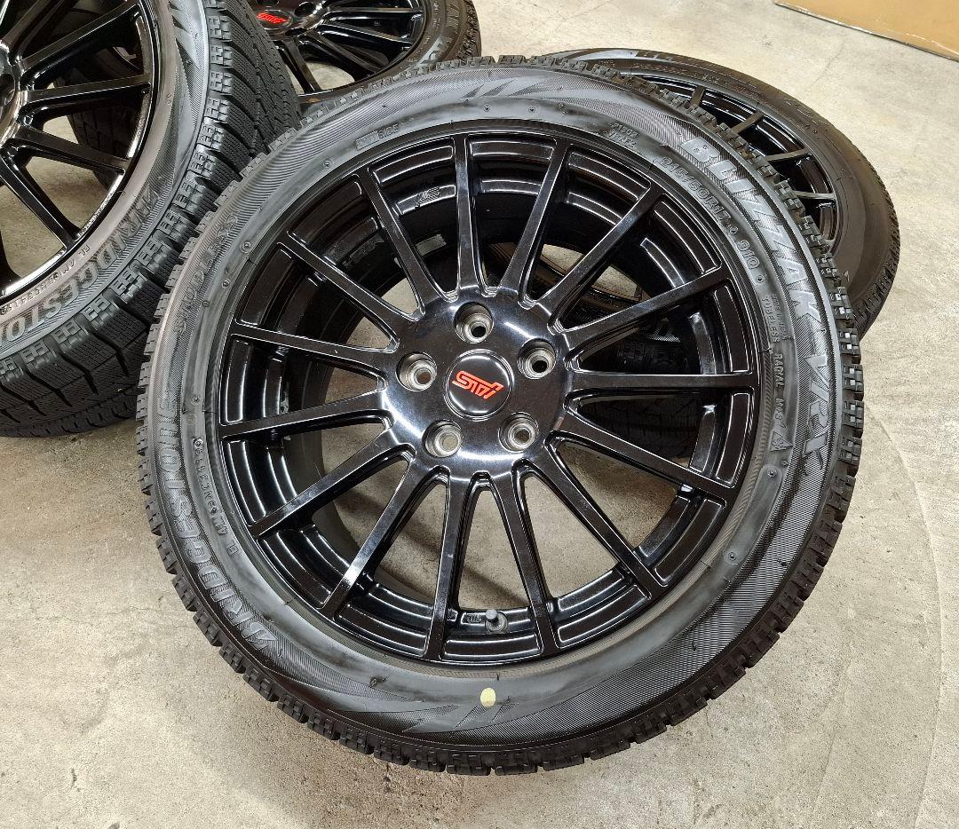 【極上品】スバル レヴォーグ STI 純正 OP ホイールタイヤ スタッドレス