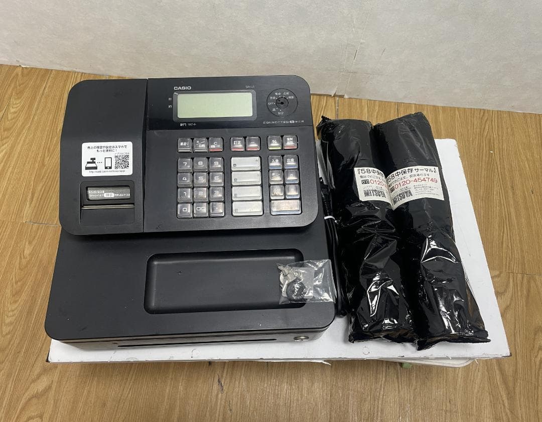 Y♢597 カシオ レジスター SR-G3-BK