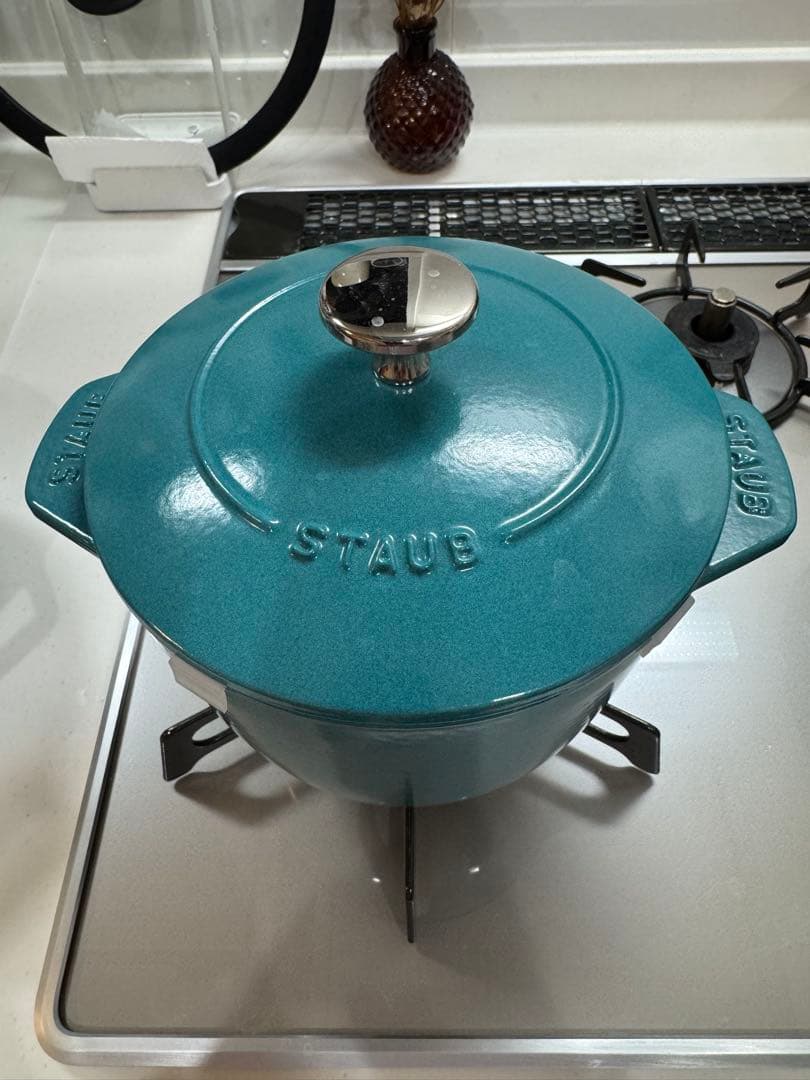 【美品・レア】ラ・ココット de GOHAN 16 ストウブ M ミントカラー