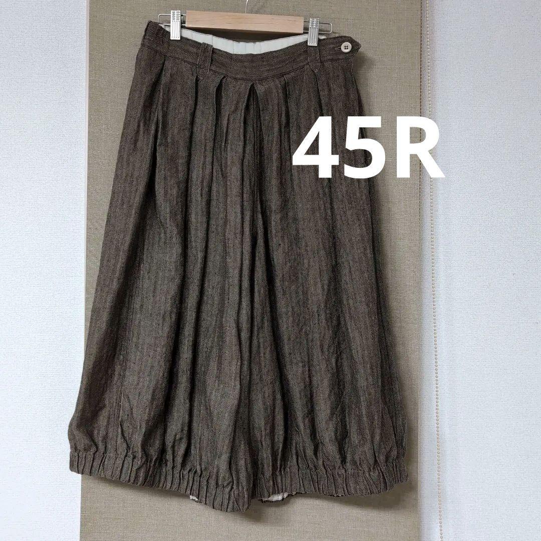 ✨️45R✨️インドリネンツイルのブルマパンツ　M