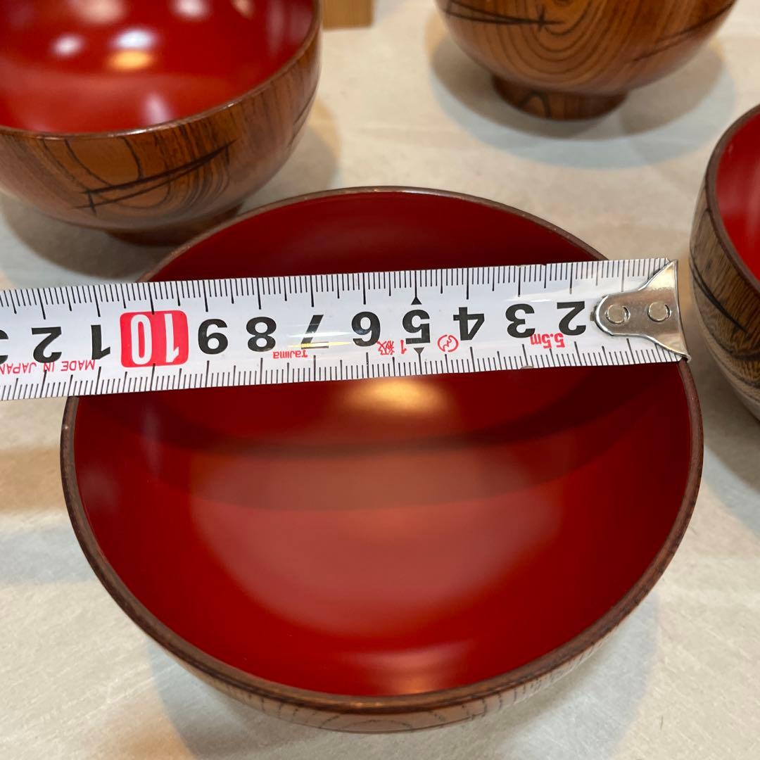 欅大和汁椀 汁椀 味噌汁碗 木箱 高級