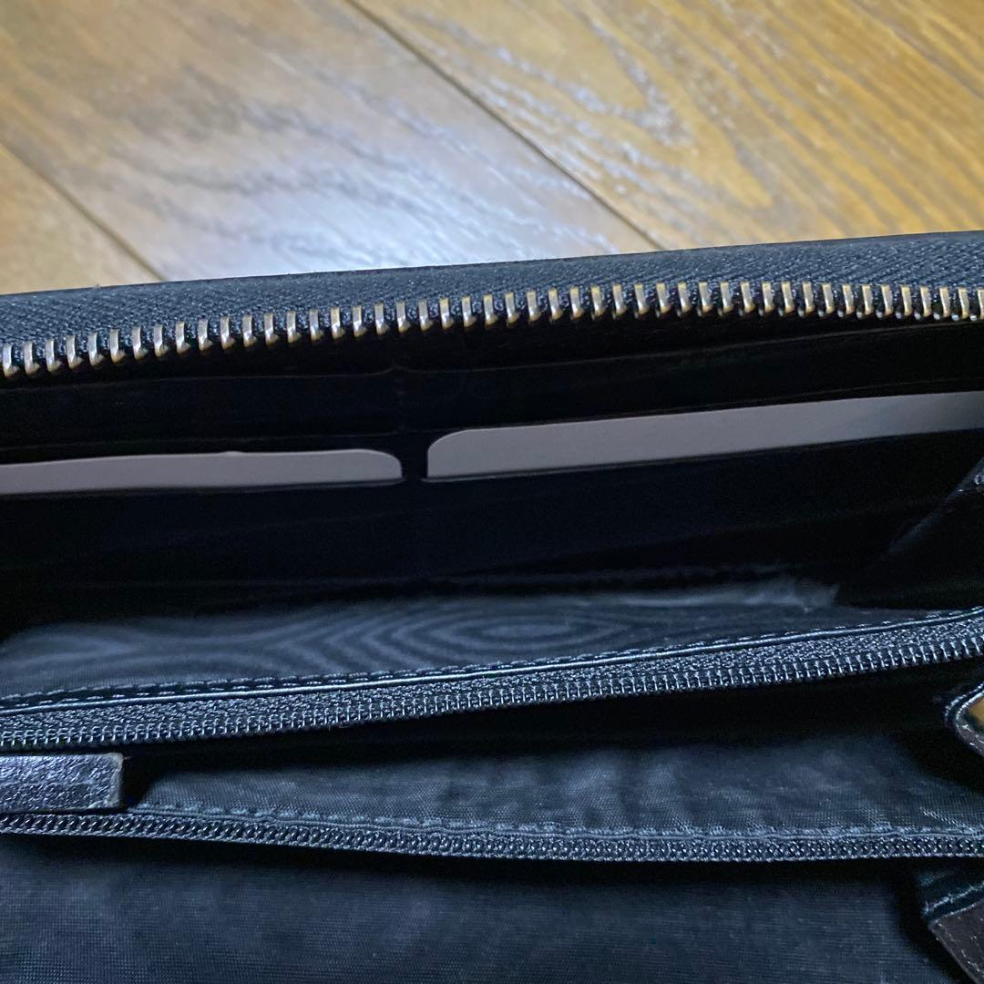 GUCCI Bee ミツバチ　黒長財布　ウォレット
