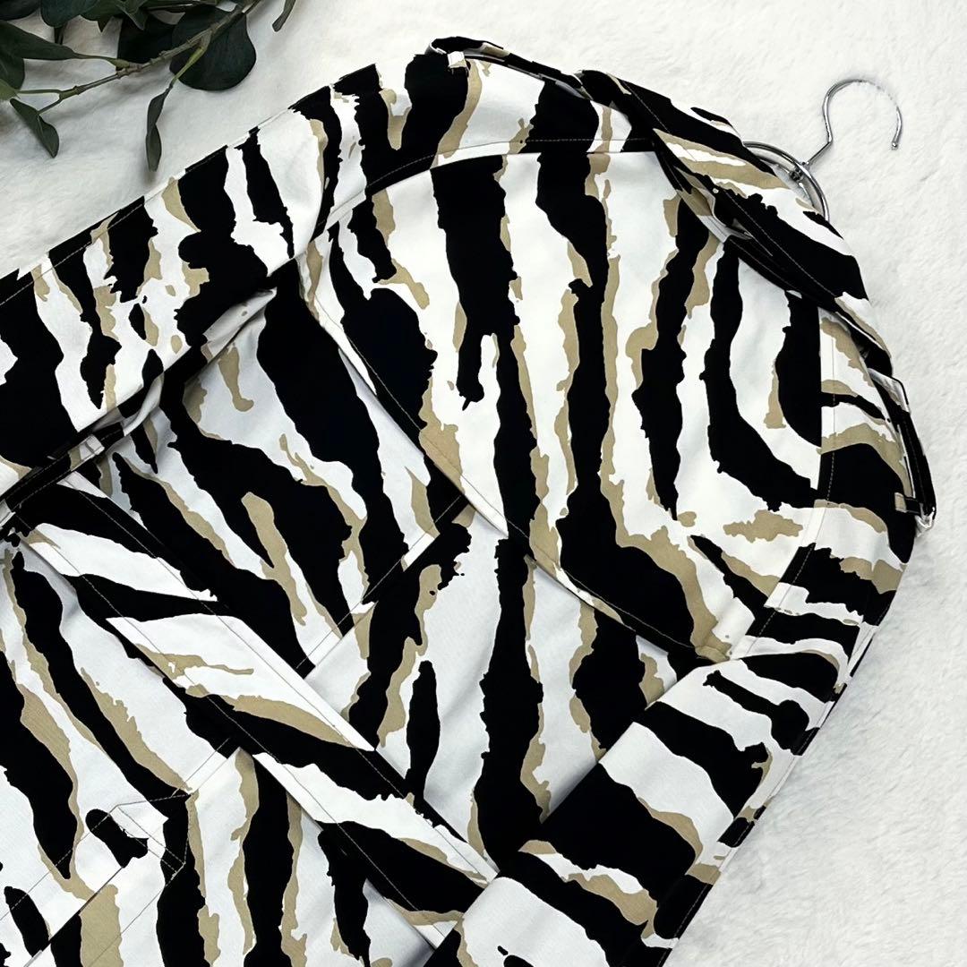 未使用級 14AW GUCCI ゼブラ トレンチコート フリーダ期 60s 38